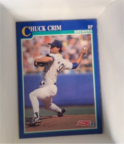 1991 Score #99 Chuck Crim — front