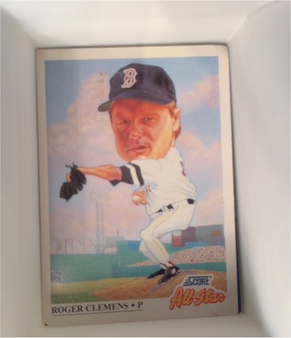 1991 Score #399 Roger Clemens — front