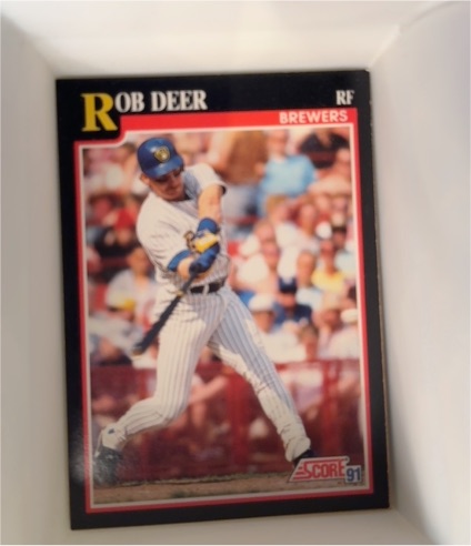 1991 Score #248 Rob Deer — front