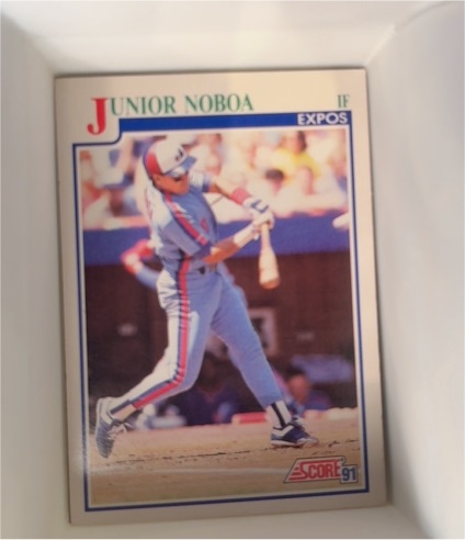 1991 Score #423 Junior Noboa — front