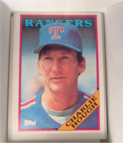 1988 Topps #680 Charlie Hough Texas Rangers — front