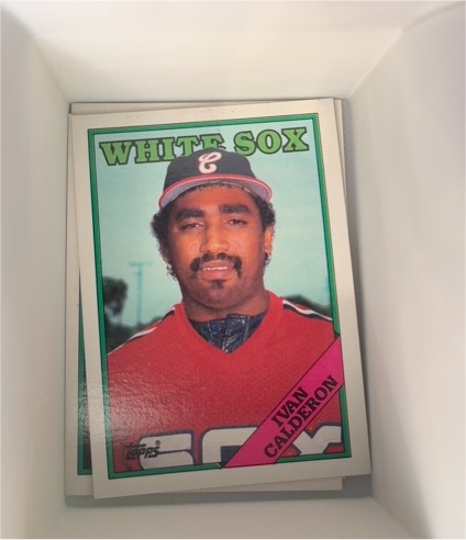 1988 Topps #184 Ivan Calderon — front