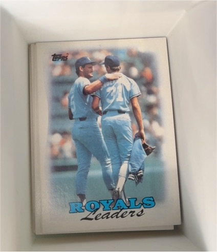 1988 Topps #141 Royals Leaders Kansas City Royals — front