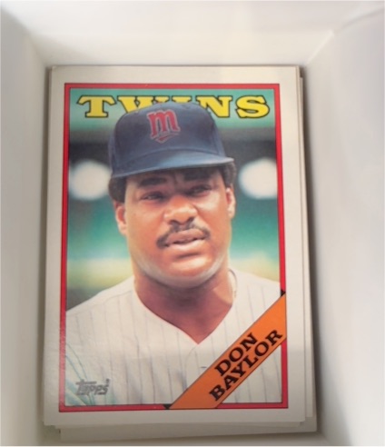 1988 Topps #545 Don Baylor — front