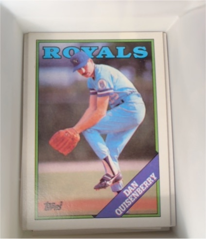 1988 Topps #195 Dan Quisenberry — front