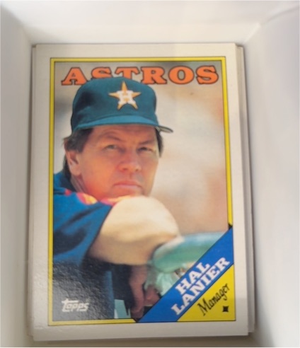 1988 Topps #684 Hal Lanier — front