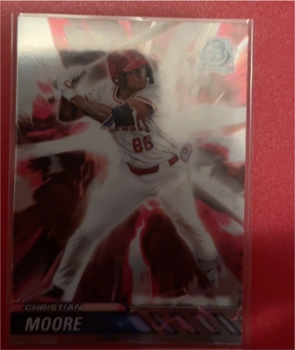 2024 Bowman Draft Chrome Plasma Power #PP-4 Christian Moore — front