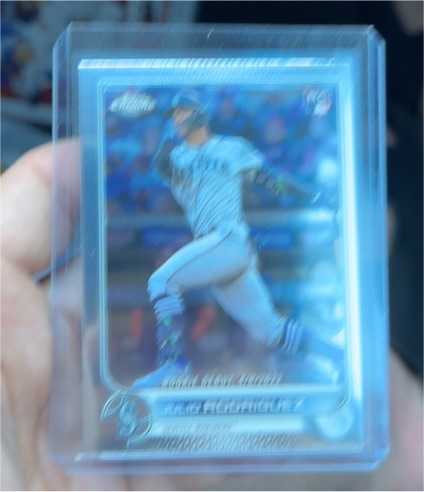 2022 Topps Chrome Update Series #USC165 Julio Rodriguez Rookie Debut — front
