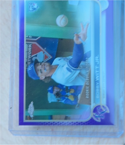 2022 Topps Update #US187 Bobby Witt Jr. — front