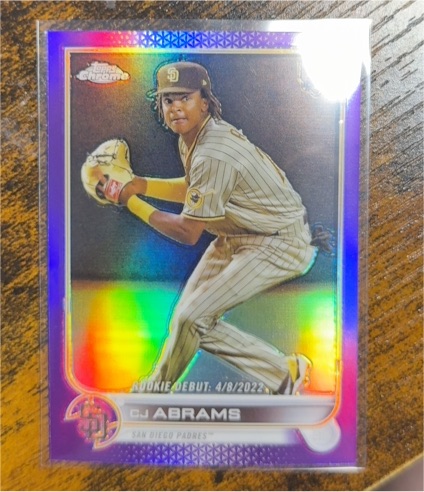 2022 Topps Chrome Update #USC102 CJ Abrams — front