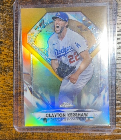 2022 Topps Chrome Update Diamond Greats #DGC-12 Clayton Kershaw — front