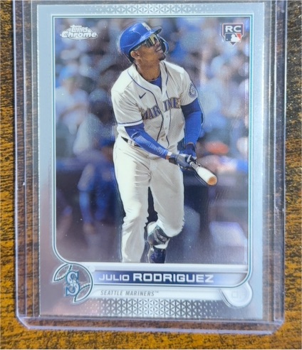 2022 Topps Chrome Update #USC150 Julio Rodriguez Rookie Card — front