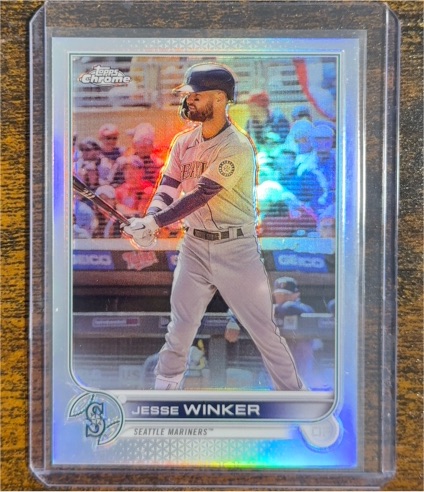 2022 Topps Chrome Update #US3 Jesse Winker — front