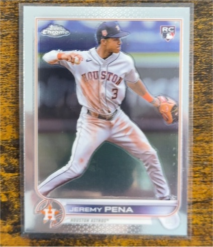 2022 Topps Chrome Update #USC136 Jeremy Pena — front