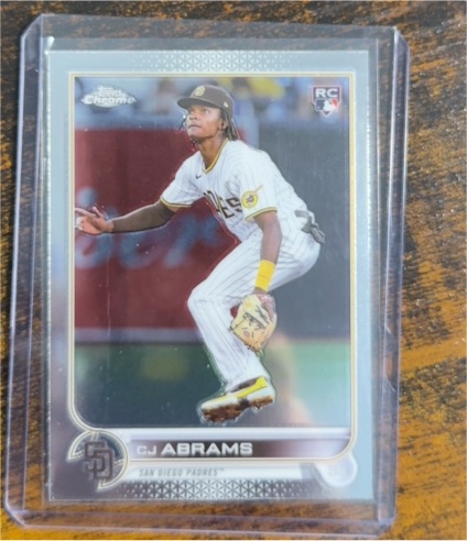 2022 Topps Chrome Update #USC3 CJ Abrams Rookie Card — front