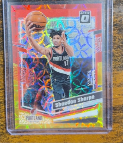 2023-24 Donruss Optic #170 Shaedon Sharpe — front