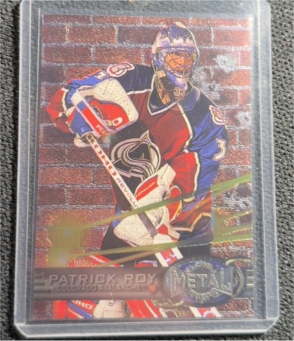 1996-97 Fleer Skybox Metal Universe #37 Patrick Roy — front
