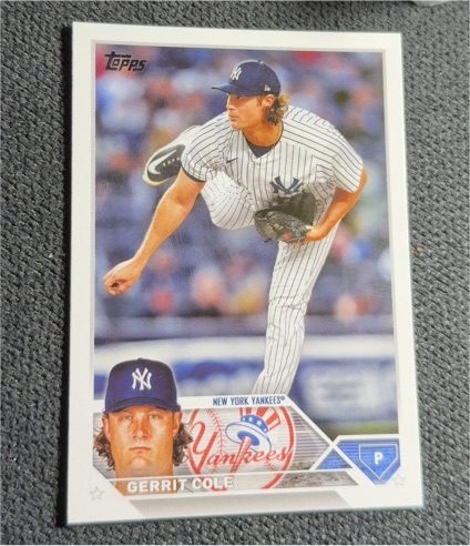 2023 Topps Series 1 #45 Gerrit Cole — front