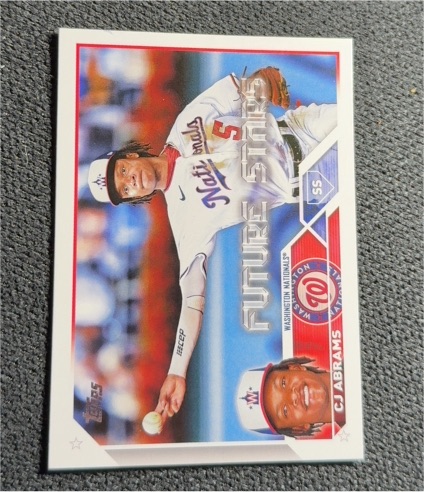 2023 Topps #35 CJ Abrams Future Stars — front