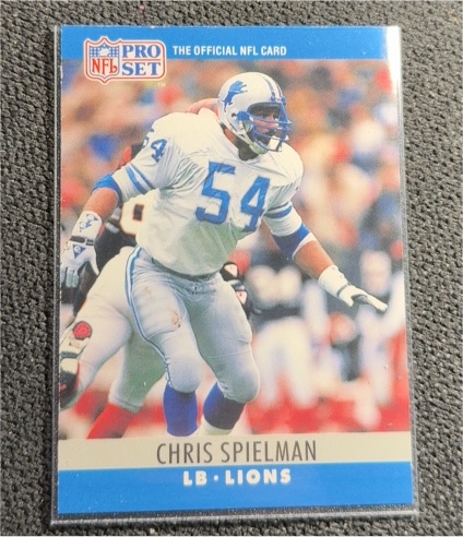 1990 Pro Set #103 Chris Spielman — front