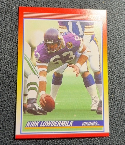 1990 Score #281 Kirk Lowdermilk — front