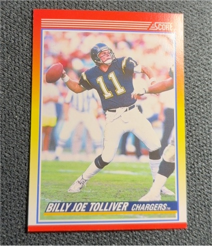 1990 Score #280 Billy Joe Tolliver — front