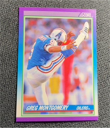 1990 Score #189 Greg Montgomery — front