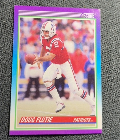 1990 Score #535 Doug Flutie — front