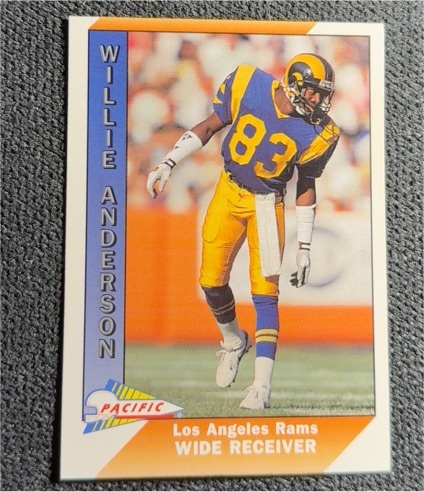 1991 Pacific #245 Willie Anderson — front