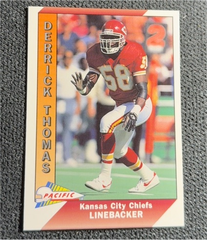1991 Pacific #222 Derrick Thomas — front