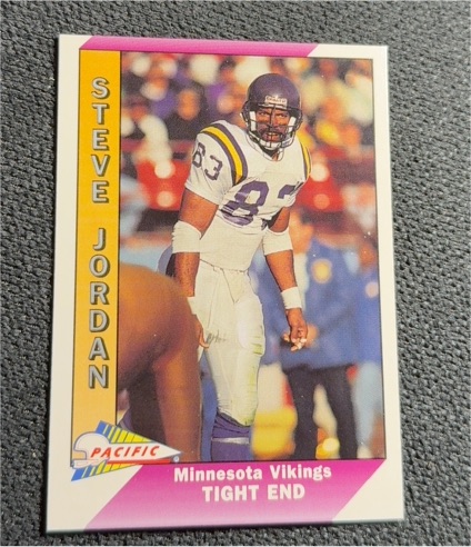 1991 Pacific Football #290 Steve Jordan — front