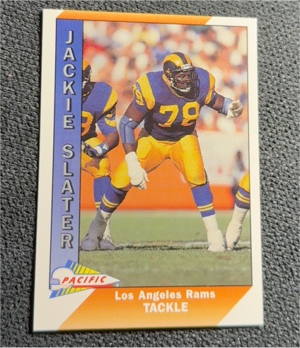 1991 Pacific Football #258 Jackie Slater — front