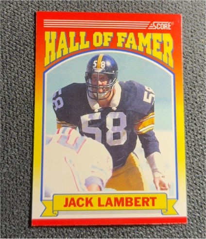 1990 Score #598 Jack Lambert — front
