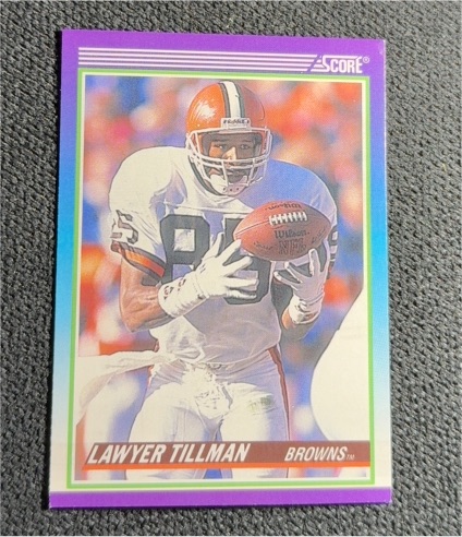 1990 Score #457 Lawyer Tillman — front