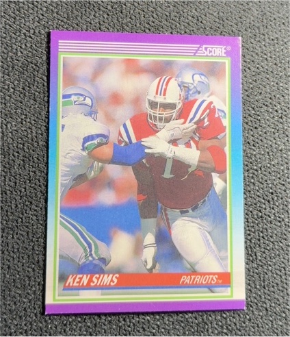 1990 Score #489 Ken Sims — front