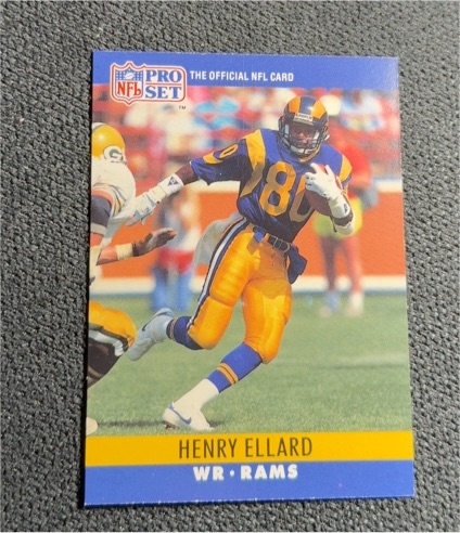 1990 Pro Set #80 Henry Ellard — front