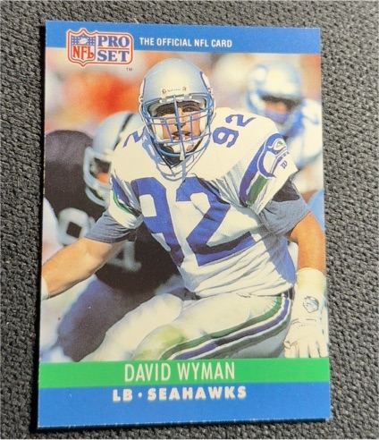 1990 Pro Set #92 David Wyman — front