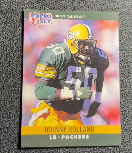 1990 Pro Set #110 Johnny Holland — front
