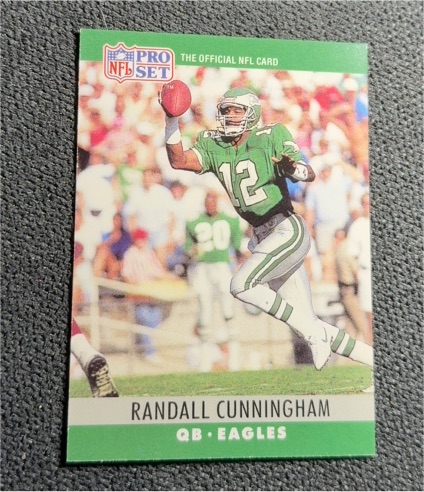 1990 Pro Set #247 Randall Cunningham — front