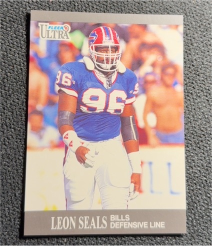 1991 Fleer Ultra #7 Leon Seals — front