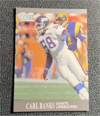 1991 Fleer Ultra #215 Carl Banks — front