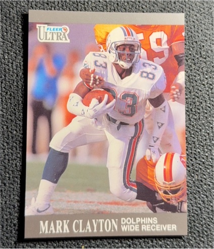 1991 Fleer Ultra #86 Mark Clayton — front