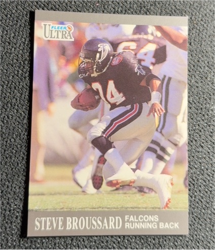 1991 Fleer Ultra #143 Steve Broussard — front