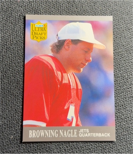 1991 Fleer Ultra #293 Browning Nagle — front