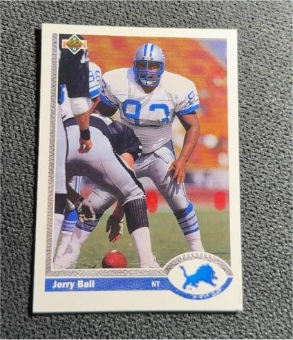 1991 Upper Deck #303 Jerry Ball — front