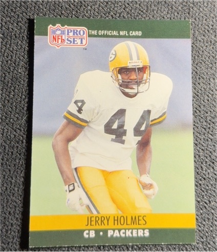 1990 Pro Set #500 Jerry Holmes — front