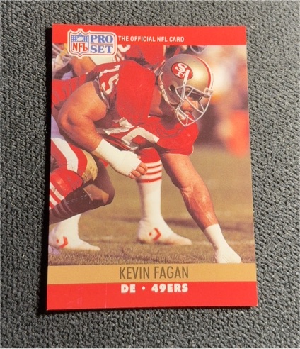 1990 Pro Set #638 Kevin Fagan — front