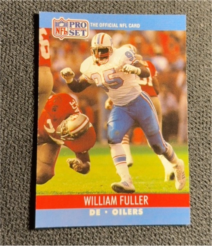 1990 Pro Set #510 William Fuller — front