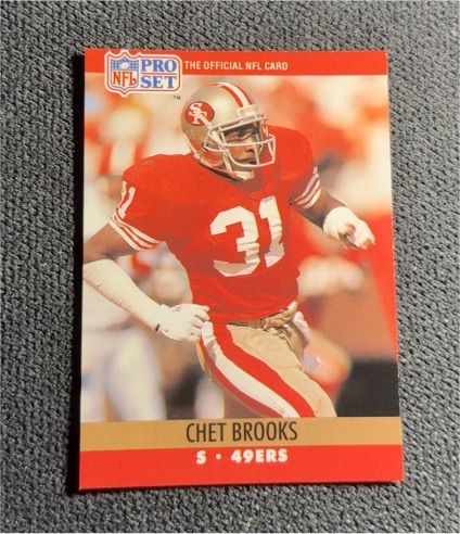 1990 Pro Set #31 Chet Brooks — front