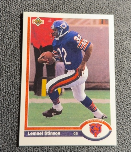 1991 Upper Deck #339 Lemuel Stinson — front